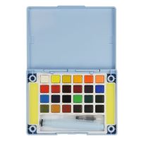 固体水彩颜料水粉画画美术用品泰伦斯36色绘画初学者颜料套装