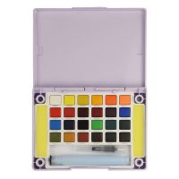 固体水彩颜料水粉画画美术用品泰伦斯36色绘画初学者颜料套装