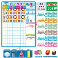 儿童成长自律表磁性墙贴小学生好习惯养成行为打卡学习计划表