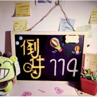 家用挂式小黑板咖啡店广告展示栏菜单办公留言板写字板门悬挂