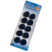 20mm磁铁扣圆磁扣吸铁石磁性贴数字黑板白板贴磁钉磁力扣磁粒