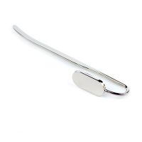 创意金属书签幸运草立体书签 古典中国风天鹅颈书签刻字书签