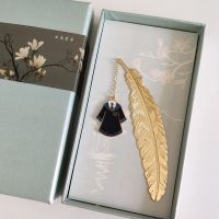 文雀哈利波特周边生日礼物羽毛书签礼品院服麋鹿签字笔刻字