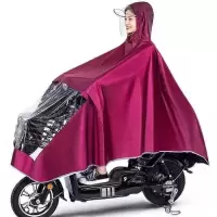 雨衣电动车摩托车单人双人雨披防暴雨加大加厚自行车骑行成人男女