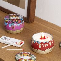 ins香薰蜡烛少女心浪漫蜡烛香薰无烟精美礼盒结婚伴手礼|满任意两罐即可火柴(此链接)