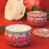 ins香薰蜡烛少女心浪漫蜡烛香薰无烟精美礼盒结婚伴手礼|波西米亚风:玫瑰香95g