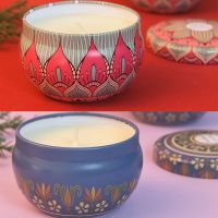 ins香薰蜡烛少女心浪漫蜡烛香薰无烟精美礼盒结婚伴手礼|小罐两罐装:玫瑰香/薰衣草