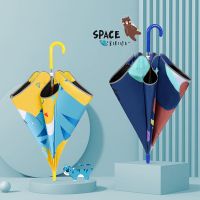 儿童雨伞上学幼儿园折叠长柄伞小学生男孩女童可爱自动男童宝宝伞