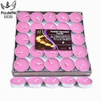 蜡烛2-3-4小时无烟蜡烛无味加热煮水果茶饭店浪漫生日香薰小茶蜡|2小时粉色100只-基本型
