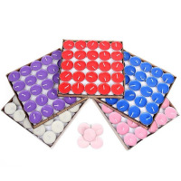 无烟无味香薰灯蜡烛煮茶温茶香薰炉精油灯用酒店ktv茶壶加热|2.5小时50支装绿色