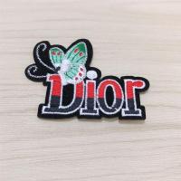 补丁贴布贴刺绣蝴蝶贴时尚衣服破洞修补儿童diy牛仔裤贴补丁|单品绿蝶Dior长6.8高5.2厘米