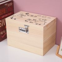 带锁存钱罐可存可取大号储蓄罐家用儿童密码锁储钱罐创意礼品|[奇心协力]密码锁 小号可存[2]W