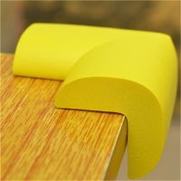 儿童防撞角垫防撞条防撞角桌子防撞角加厚桌角保护套包角防磕碰撞|黄色自己贴胶 8只