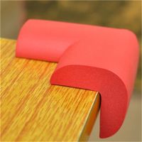 儿童防撞角垫防撞条防撞角桌子防撞角加厚桌角保护套包角防磕碰撞|红色自己贴胶 1只