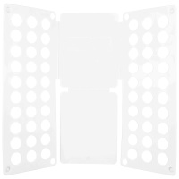 叠衣板创意大号折衣板叠衣服衣服收纳整理架衬衣服折叠板|[成人直板无需组装白色]