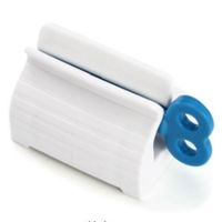 挤牙膏器 手动洗面奶牙膏挤压器 儿童牙膏按压器|彩色(蓝白) 两个