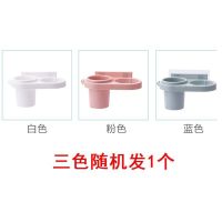 挂吹风机浴室置物架吸盘免打孔卫生间壁挂风筒架电吹风架子家用|颜色随机 吹风机架1个(送免打孔胶片)