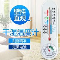 创意家用室内婴儿房壁挂式台式温度计湿度计高精度温湿度计温度表|升级款长条(长23厘米)