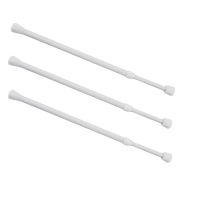 免打孔伸缩杆窗帘杆衣柜伸缩杆窗帘轨道晾衣杆浴室浴帘杆门帘杆|18-28cm粗1.3cm