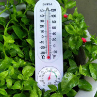 家用室内温度计 温湿度表 蔬菜大棚养殖用干湿温度计高精度温湿计|一支