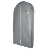 加厚皮草罩立体挂衣袋防尘套皮草透气大衣罩貂皮大衣防尘罩不压毛|灰色(小窗) 110和130各1件