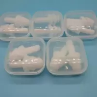 5对/10对硅胶圣诞树型无线防噪音学生睡眠打呼噜隔音游泳防水耳塞|5对带盒子单独装