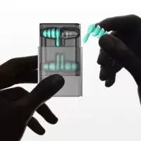 防噪音睡眠耳塞工业车间强降噪隔音学生睡眠睡觉防打呼噜用|蓝色(两对装)