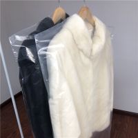 衣服防尘袋加厚家用挂衣袋一次性大衣防尘罩透明干洗店袋子|可水洗耐用型10个(无) 60*130CM(过膝衣服用)