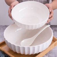 大号汤盆家用水煮鱼大碗酸菜鱼碗商用陶瓷碗和面盆白面碗装汤