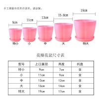 花盆塑料树脂小花盆室内桌面阳台绿植多肉盆栽盆加厚家用托盘