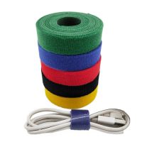 扎带束线数据线背靠背魔术贴充电线收纳捆绑带绕线集线器整理线|黄色 13mm宽*3米长