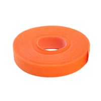 魔术贴理线器扎带电脑排插耳机数据充电源线网收纳整理捆绑固定器|1米*宽1.5厘米(橙色)