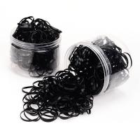 皮筋女扎头一次性皮套加粗头绳高弹力耐用发圈橡皮筋发绳头饰|普通[透明罐装] 501条(加强款)