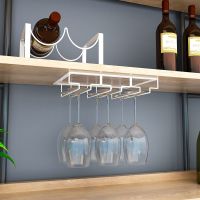 红酒杯架倒挂家用红酒架酒柜摆件高脚杯架欧式创意葡萄酒杯架悬挂|白色3槽长30CM*宽22.5CM
