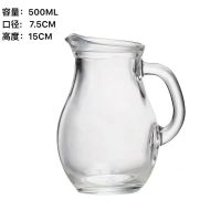 加厚玻璃醒酒器 白酒洋酒扎壶 红酒分酒器ktv调酒壶婚宴酒具500ml|新品加厚酒壶