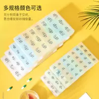 药盒大容量便携一周分格七天早晚配药分装旅行星期迷你药片收纳盒