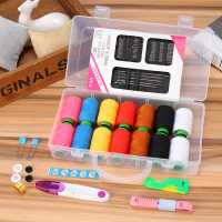 妈妈好帮手家用针线盒便携手动缝纫机线机针机线包穿针引线器|升级加强款85件针线盒