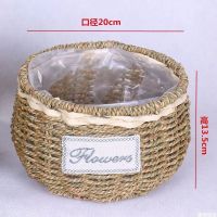 麦穗干花花束开业花束客厅阳台办公室大麦田园装饰礼品道具花|小号花篮[送花纸]不含麦穗