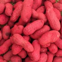 染色花生结婚用品生贵子红绿花生七彩花色生批蕟压床干果喜庆用品|500克大红花生