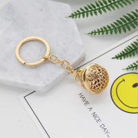 花千骨宫铃钥匙扣复古中国风挂件情侣镂空金属铃铛包包挂饰钥匙链|宫铃钥匙圈[金色] 普通装