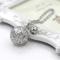 花千骨宫铃钥匙扣复古中国风挂件情侣镂空金属铃铛包包挂饰钥匙链|宫铃手链[银色] 普通装