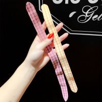 韩版儿童发帖发饰魔法贴小女孩碎发粘成人刘海贴宝宝魔术贴头饰品|【2条】226方格碎发贴带