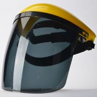 头戴式电焊面罩氩弧焊工防护紫外线眼镜面具透明打磨防护面屏焊帽|正旺气焊面罩（成套）