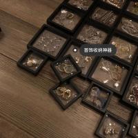 欧阳娜娜耳环首饰收纳盒饰品保鲜盒便携式随身带