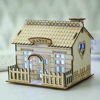 教师节创意存钱罐带灯小木屋可存可取送男女朋友同学儿童生日礼物|普通包装 你是我的小苹果款(可存可取)