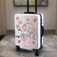 个性创意行李箱贴纸可爱少女心ins拉杆旅行箱自粘防水可移贴画|PVC草莓少女
