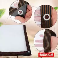 冬季封窗保暖 透明加厚防水布家用塑料布挡雨布雨蓬布防雨保温布|加厚【包边打孔】 2米宽2米长