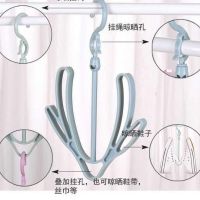 同款1-10个装防风多用晒鞋架 阳台小衣架晾鞋架创意挂架|防风嗮鞋架[普通款]颜色随机 3个装[经济装]