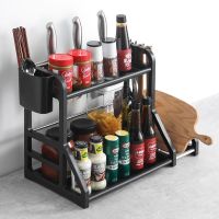 厨房置物架免打孔调料调味架收纳架刀架筷子刀具用品家用大全