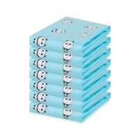 真空压缩袋棉被子衣物收纳袋学生行李大号搬家打包袋家用多功能|熊猫蓝大号(100*70cm) 3只装送手泵